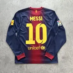 正規品 FCバルセロナ 2011/12 ホームユニフォーム 長袖 メッシ #10