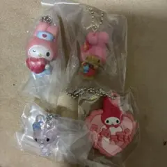 マイメロディ マスコット 4種セット ガチャ