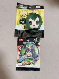 ヒロアカ 蛙吹梅雨 ダイソー マスコット 缶バッジ セット