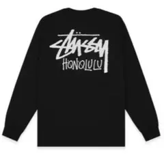 専用】Stussy Honolulu ステューシーホノルル ロンT ブラック - メルカリ