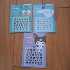新品*匿名配送　ネイルシール　サンリオ　3枚セット