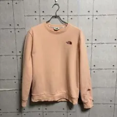 春色⭐︎ノースフェイス　刺繍ロゴ　トレーナー　メンズMのサムネイル