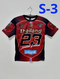 タイ プラクティスシャツ ビアチャン チャーン サッカーシャツ M Tシャツ 青 タイ プラクティスシャツ ビアチャン チャーン サッカーシャツ M T