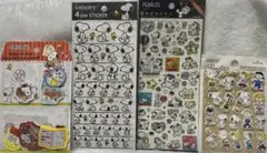 平成レトロ　PEANUTS スヌーピー 色々４枚セット