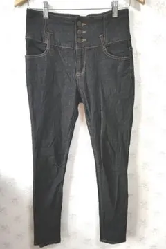 ☆ハニーズ COLZA コルザ ハイウエスト スキニーデニム ブラック L☆