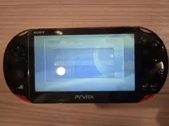 PSvita 2000 レッド ブラック 本体 黒 赤 PCH-2000 ソニー