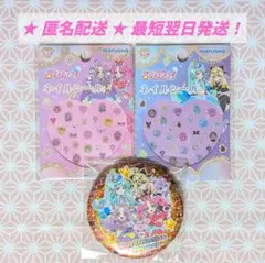名探偵プリキュア BIGホログラム 缶バッジ ネイルシール 3点セット