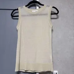 Via.J ベージュ タンクトップ ノースリーブのサムネイル