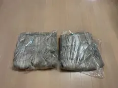 クリーニング済み Aswan カーテン 2枚セット 花柄 ベージュ　アスワン