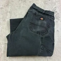 Dickies　ディッキーズ　雰囲気抜群 ペインターパンツ W39 黒 古着
