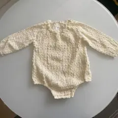 アイボリー　ブランシェス 長袖ロンパース 80 未使用