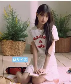 新品IVEウォニョン着用 ROLAROLA 半袖Tシャツ M 白 韓国