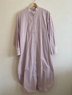 greenparks コットン100%シャツワンピース