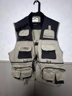 podium フィッシングベスト ベージュ　XL
