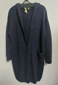 ユニクロ　フード付きロングカーディガン