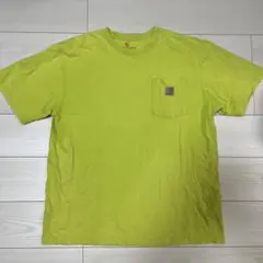 Carhartt ポケットTシャツ ライムグリーン Lサイズのサムネイル