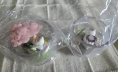 夏目友人帳 ニャンコ先生 四季折々てらりうむ 2点セット 春 秋