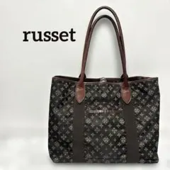 russet モノグラムトートバッグ A4