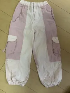 ZARA kidsピンク カーゴパンツ ゴムウエスト