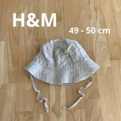 H&M ベビー帽子　ハット　アイボリー