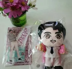 【郷ひろみグッズ】2点セット・こひろみ君着せ替えぬいぐるみ(マスコット)アクスタ 郷ひろみグッズ】 こひろみくん着せ替えぬいぐるみ （マスコット） 未