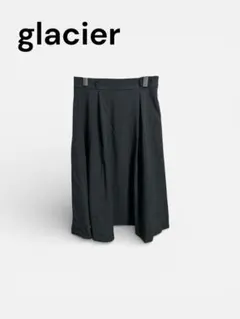 glacier グラシア　　黒 フレアスカート膝丈