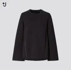 UNIQLO 21SS ＋j ドライスウェットクルーネックシャツ　ブラック　S