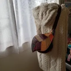 レザー パッチワーク ショルダーバッグ みーちゃん様専用