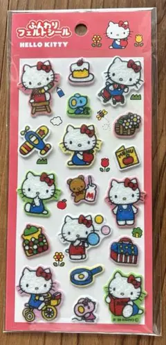 ⭐︎新品、正規品⭐︎ ハローキティふんわりフェルトシール