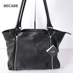【新品タグ】DECADE ディケイド 本革 レザー トートバッグ A4収納可