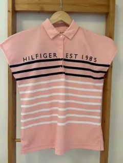 【美品／1回着用】トミーヒルフィガーゴルフ 半袖ポロシャツ レディースM ピンク
