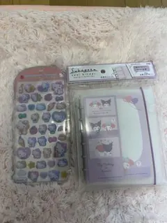 ハローキティ コットンパフィーシール