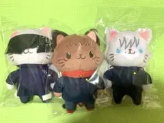 呪術廻戦 withcat アイマスク付きぬいぐるみキーホルダー 虎杖悠仁 五条悟