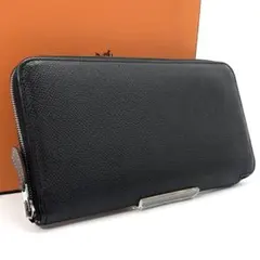 極美品◆HERMES アザップロング ヴォーエプソン シルクイン C刻印のサムネイル