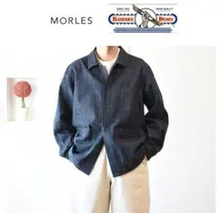 ☆MORLES × KAIHARA DENIM　カイハラデニムシャツジャケットLのサムネイル