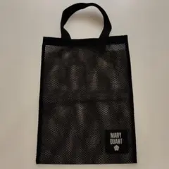 MARY QUANT メッシュエコバッグ ブラック