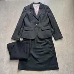 ENJOY スーツ　ジャケット　スカート　春夏　秋冬　上下　3点セット　事務服
