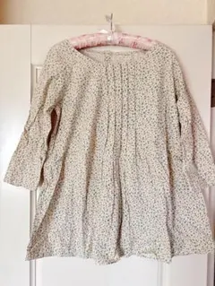 Samansa Mos2 花柄五分袖チュニック