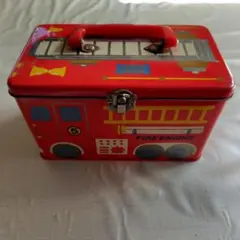 サンリオ　消防車デザインと丸型の缶　まとめ売り