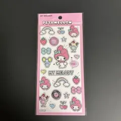 サンリオキャラクターズ　ペタメロウステッカーズ　ペタペタステッカーズ　マイメロ