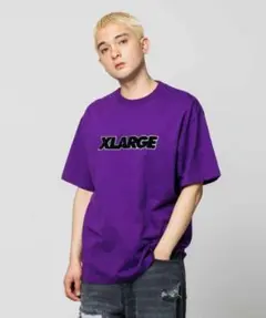 XLARGE 紫 ロゴ Tシャツ
