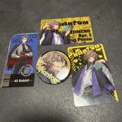 ヒプノシスマイク カード 缶バッジ 夢野幻太郎 入間銃兎