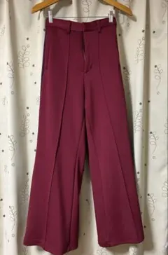 HARE ハレ ワイドパンツ サイドレース lace ワインレッド 完売品