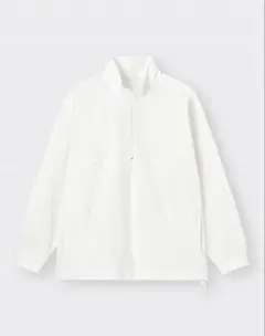 GU ジーユー ヘビーウェイトオーバーサイズハーフジッププルオーバー