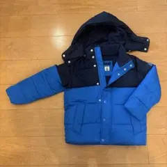 GAP KIDS スキー　スノボー用　フード付中綿ジャケット青　120 6-7歳
