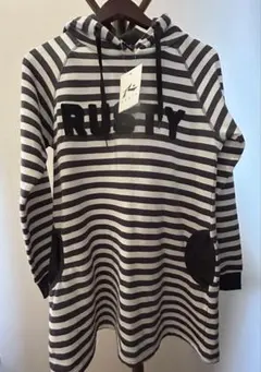 RUSTY ボーダー　 フード付き