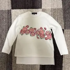 コムデギャルソンオムプリュス 2022SS「花の存在」 エステル刺繍ニット S