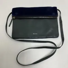 Paul Smith フォルドオーバーベロア切替2wayショルダーバッグ 中古のサムネイル