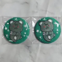 K.K. 魁星 刺繍缶バッジ IMPACT