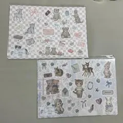 cheri コラージュシート　ペーパー　新品未使用　２点セットのサムネイル